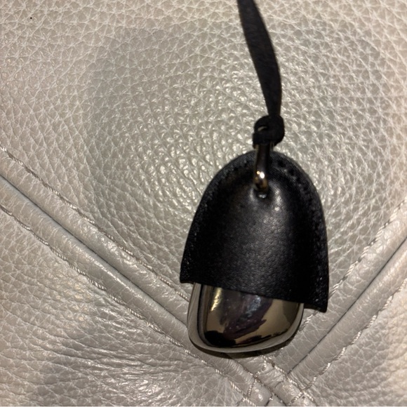 Pewter and Leather Wrapped Pendant Necklace - Picture 5 of 6